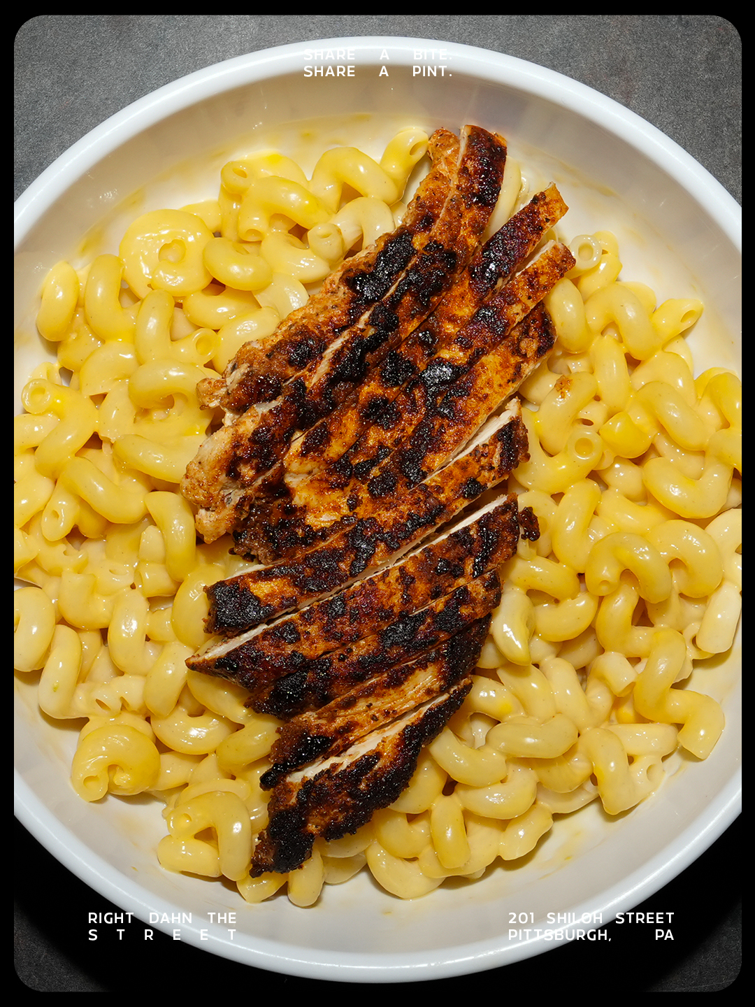 Blackened Chicken Mac & Cheese
